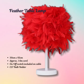 Feather Table Lamp (2517)