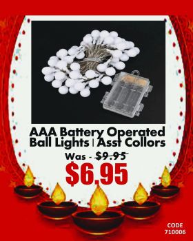 Diwali AAA Battery Operated Ball Lights