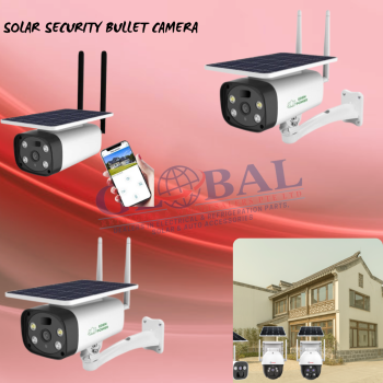 Solar Security Bullet Camera