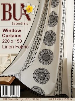 Modern Cotton Linen Window Curtain (Free delivery)