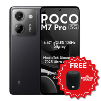 Xiaomi Poco M7 Pro 5G - With Free JBL Link Music Speaker
