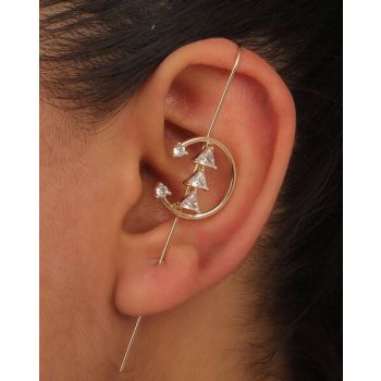 Single Cuff Ear Pin - Gold 