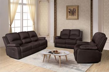 Leather Recliner 3+2+1 Sofa Set 