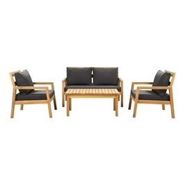 Sunset Keva Outdoor 2+1+1 Sofa Set w/ Coffee Table