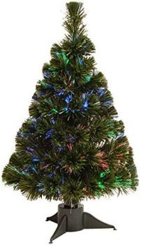 Christmas Tree Colorful Fiber Lights 240cm