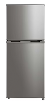 Esatto Fridge 203L, 2-Door Sliver