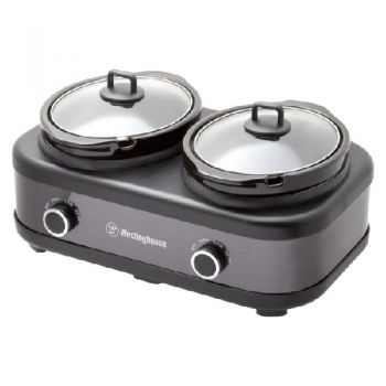 Westinghouse - 2 X 2.5L Pot Slow Cooker 	