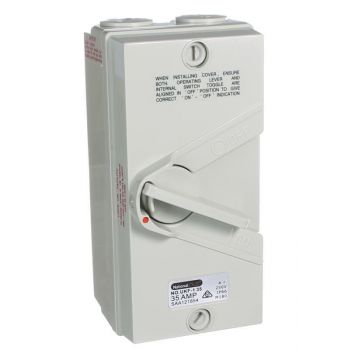 Electrical - Single Pole 35AMP 250V Isolator Switch.
