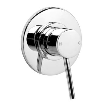 Stylus Cadet Shower/Bath Mixer Chrome