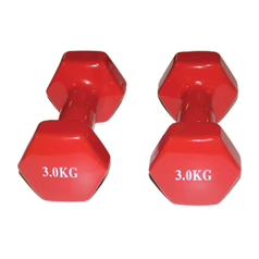 Dumbbell Vinyl Coated 3kg