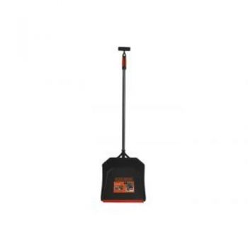 Black & Decker Shovel Dust Pan / Handle: 90cm Pan: 36x35cm (Comfort Grip Handle) Teeth Keep Bristles Clean