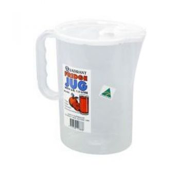 Fridge Jug With Lid / 18 x 11 x 19cm (1.5Lt) Made in Australia