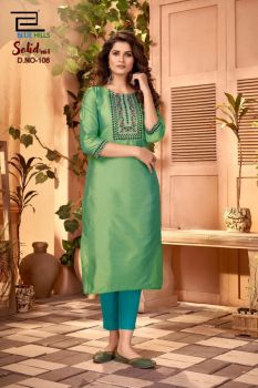 Blue Hills Kurti- Light Green– 4XL