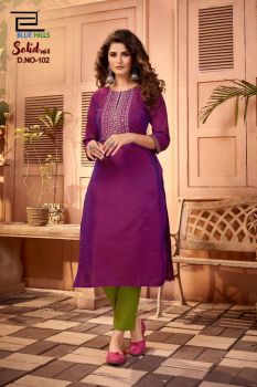 Blue Hills Kurti- Purple– 4XL