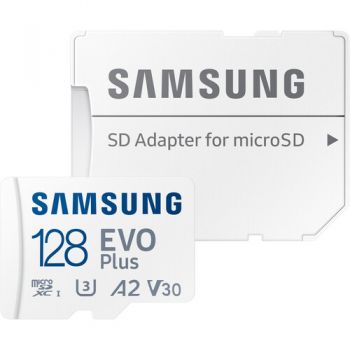 Samsung 128GB EVO Plus UHS-I microSDXC Memory Card 