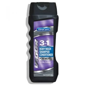 XtraCare 3 in 1 Body Wash, Shampoo & Conditioner / 414ml (Vigor) For Men