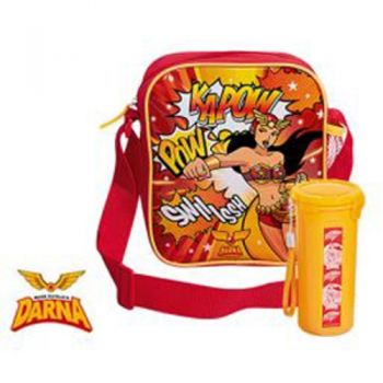 Darna Lunch Bag / 25cm With BONUS 500ml Drink Bottle & Snack Canister