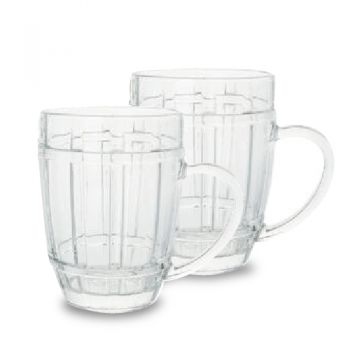 4Pc Gibson Glass Beer Mug Set- 19.5Oz