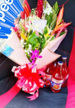 Fresh flower bouquet and tribe
