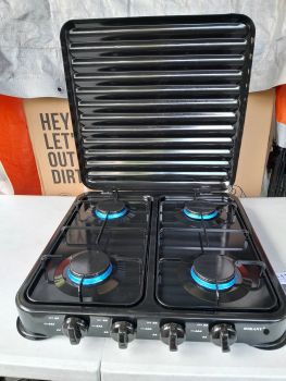 4 burner table top gas stove 
