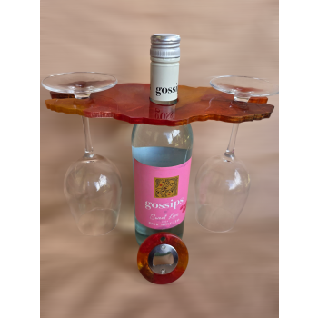 Resin Wine Butler & Bottle Opener Gift Set