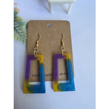 Colorful Resin Earring Collection