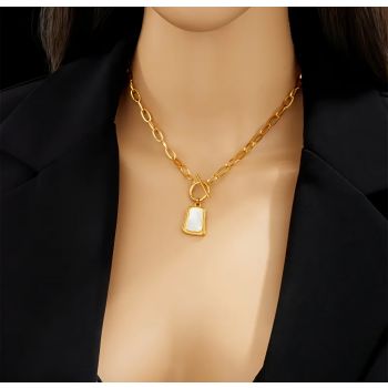 14K Gold Plated Chunky Necklace