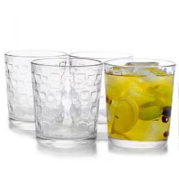 Gibson Home Great Foundations 4 Piece 400Ml Glass Set