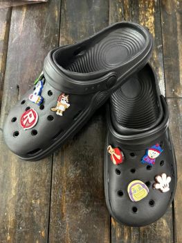 Black Crocs