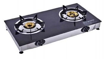 Glass Top 2 Burner Gas Stove 