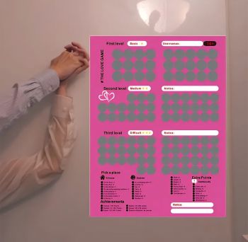 Adults Scratch off Intimate Position Chart