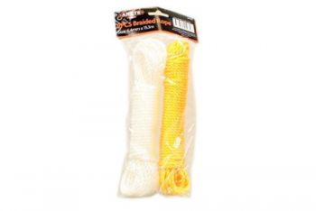 Braided Rope / (6.4mm x 15.3m) Pack of 2