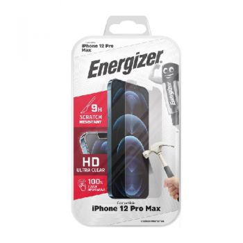 Energizer Screen Protector / 1x iPhone 12/12Pro Screen Protecter (Scratch Resistant) 100% Touch Responsive-V
