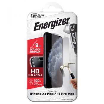 Energizer Glass Screen Protector / iPhone XS Max/11 Pro Max (Anti Scratch) 100% Touch Responsive