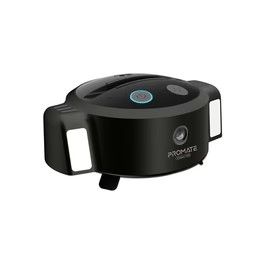 Promate 1080p Webcam, Automated Rotation, LED, Built-in-Battery, Mic