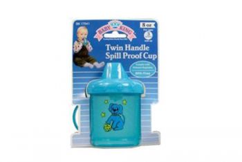 Spill Proof Cup (BPA Free) / 237ml 4cm Sippy Mouth (Assorted Colours) 3 Years+