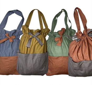 Supersized Linen Tote Bags