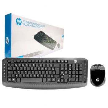 HP Wireless Keyboard & Mouse 300 USB Wireless RF