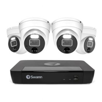 SWANN 4 DOME CAMERA 8 CHANNEL 12MP NVR SECURITY SYSTEM