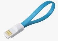 ADDLINK DUAL USB MAGNET CABLE 22CM BLUE