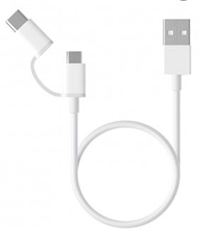 XIAOMI 2 IN 1 SMARTPHONE 100CM DATA CABLE USB MPPMIX15303