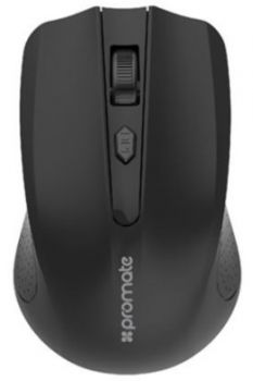 PROMATE CLIX-8.BLK ERGONOMIC WIRELESS MOUSE 2.4GHZ WIRELSS TECHNOLOGY  WORKS WITH A RANGE OF UP TO 10M AUTO SLEEP FUNCTION PLUG AND PLAY LOW POWER CONSUPTION COLOU
