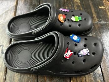 Crocs with charms