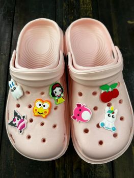 Croc shoes (charms included)