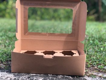 6 Hole Cupcake Box 
