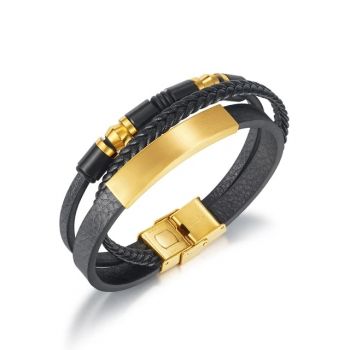 Luxury Stainless Steel Beaded Bracelet