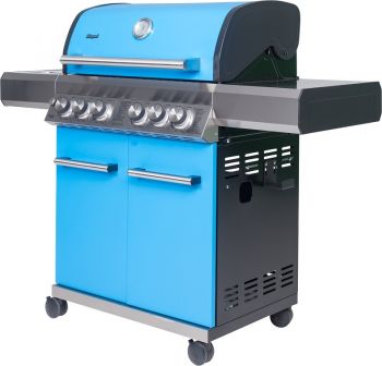 MASPORT 4 BURNER BBQ GRILL MAESTRO BLUE