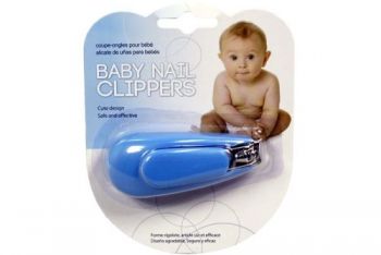 Baby Nail Clippers With Catcher / 8cm (2 Assorted Colours)