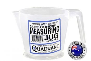 Measuring Jug - Graduated / 9cm (500ml) BPA Free (Made in Australia)