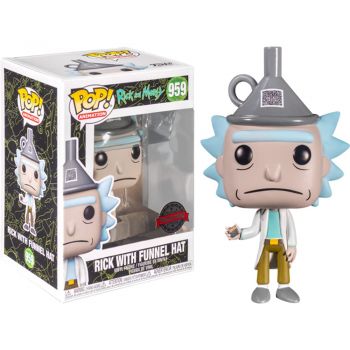 959 Rick with Funnel Hat- Rick and Morty